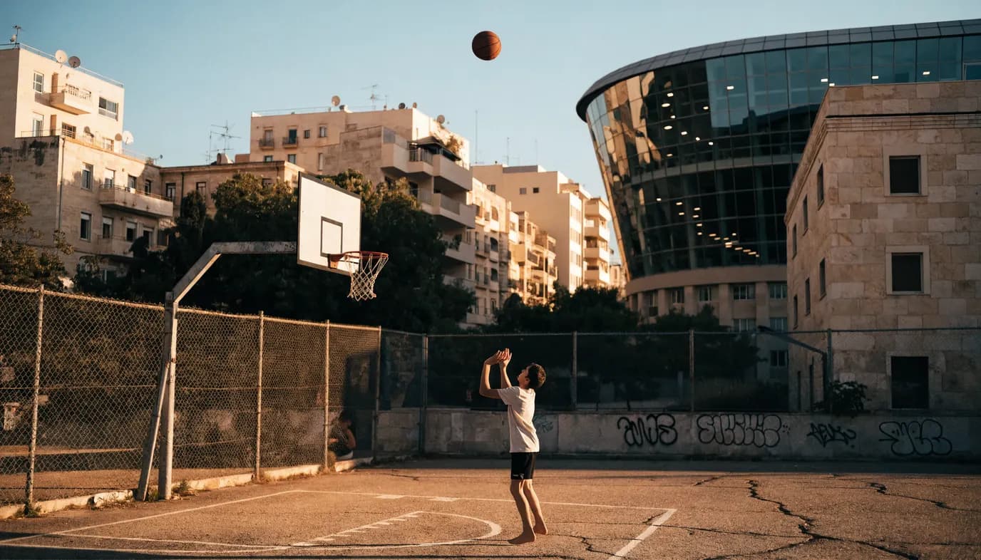 אולם כדורסל ישראלי ישן ומחודש זה לצד זה, מסמל את המעבר מהעידן הוותיק של הכדורסל הישראלי לעידן המודרני